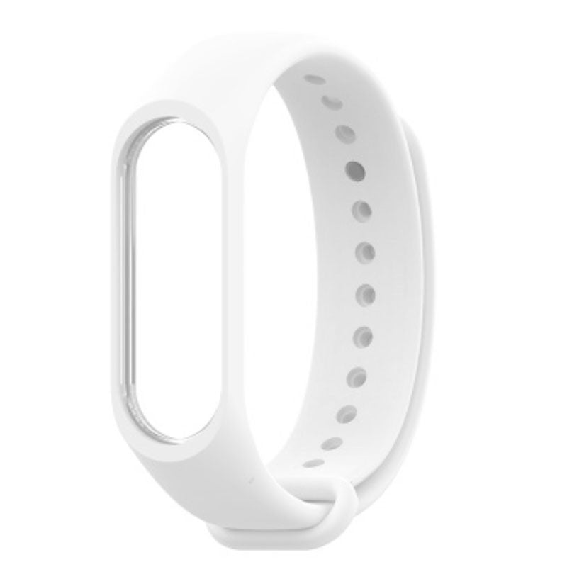 Pulseira de Substituição Xiaomi Mi Band 4 / Mi Band 3 Silicone (Branco)