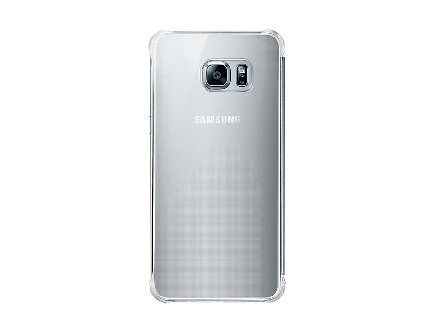 Samsung Capa Clear View para Galaxy S6 Edge (Prateado)