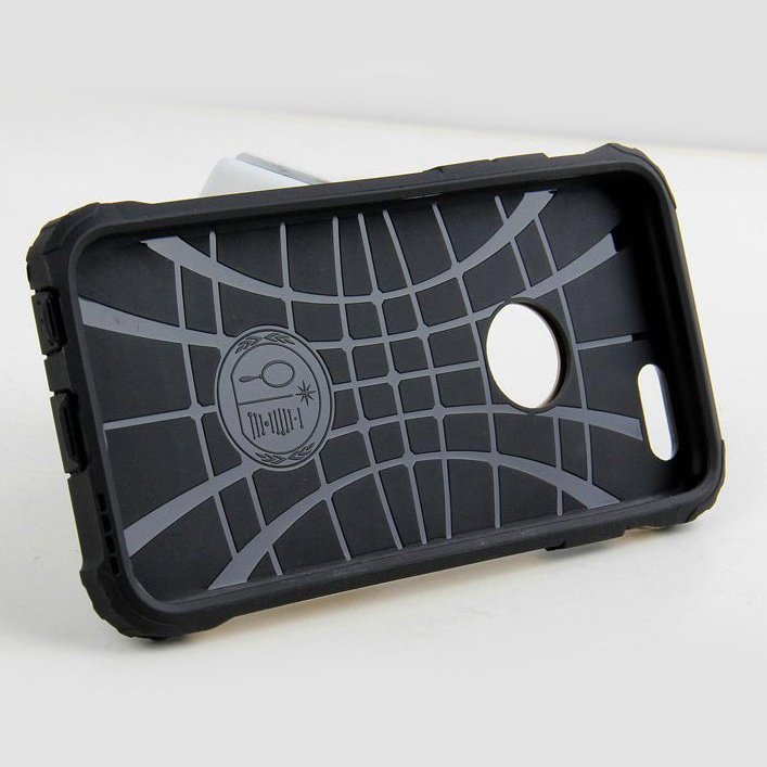 Capa Hybrid Armor Capa resistente e resistente para Samsung Galaxy J7 2017 J720 prata