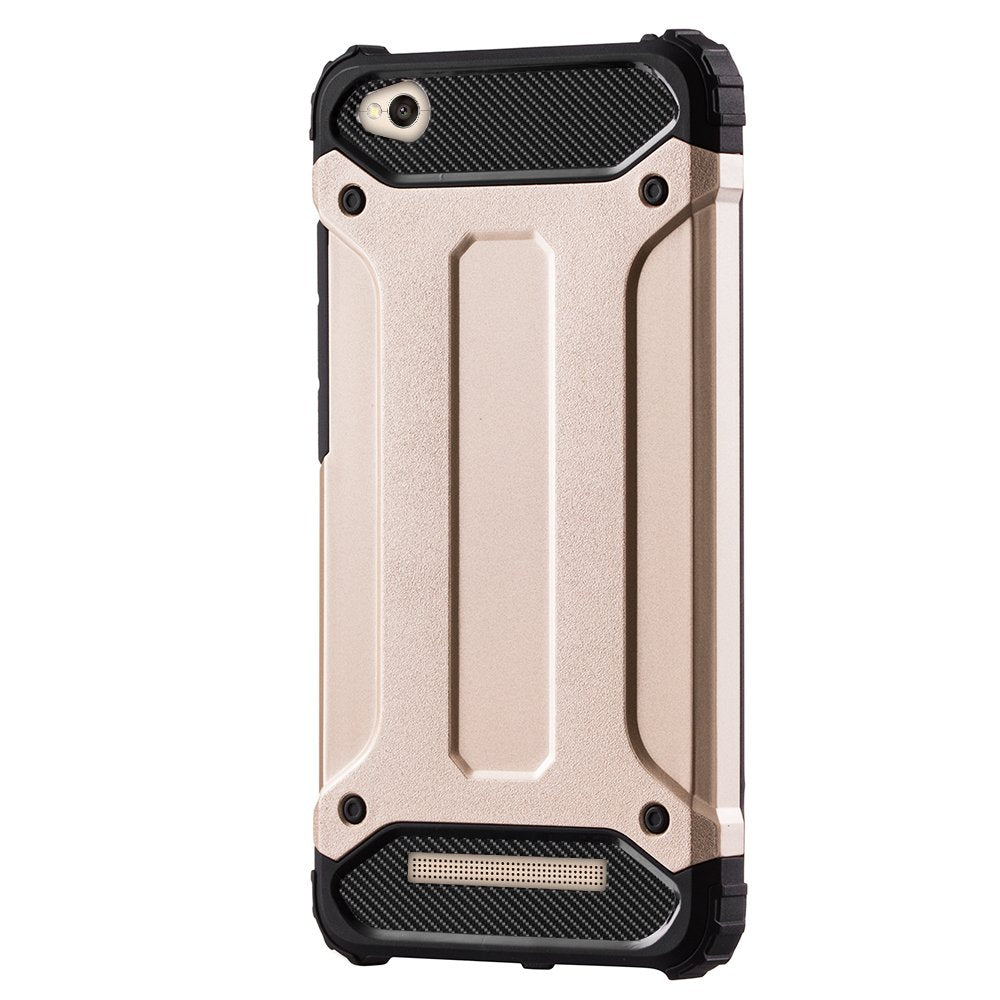 Capa de armadura híbrida resistente e resistente para Xiaomi Redmi 4A ouro