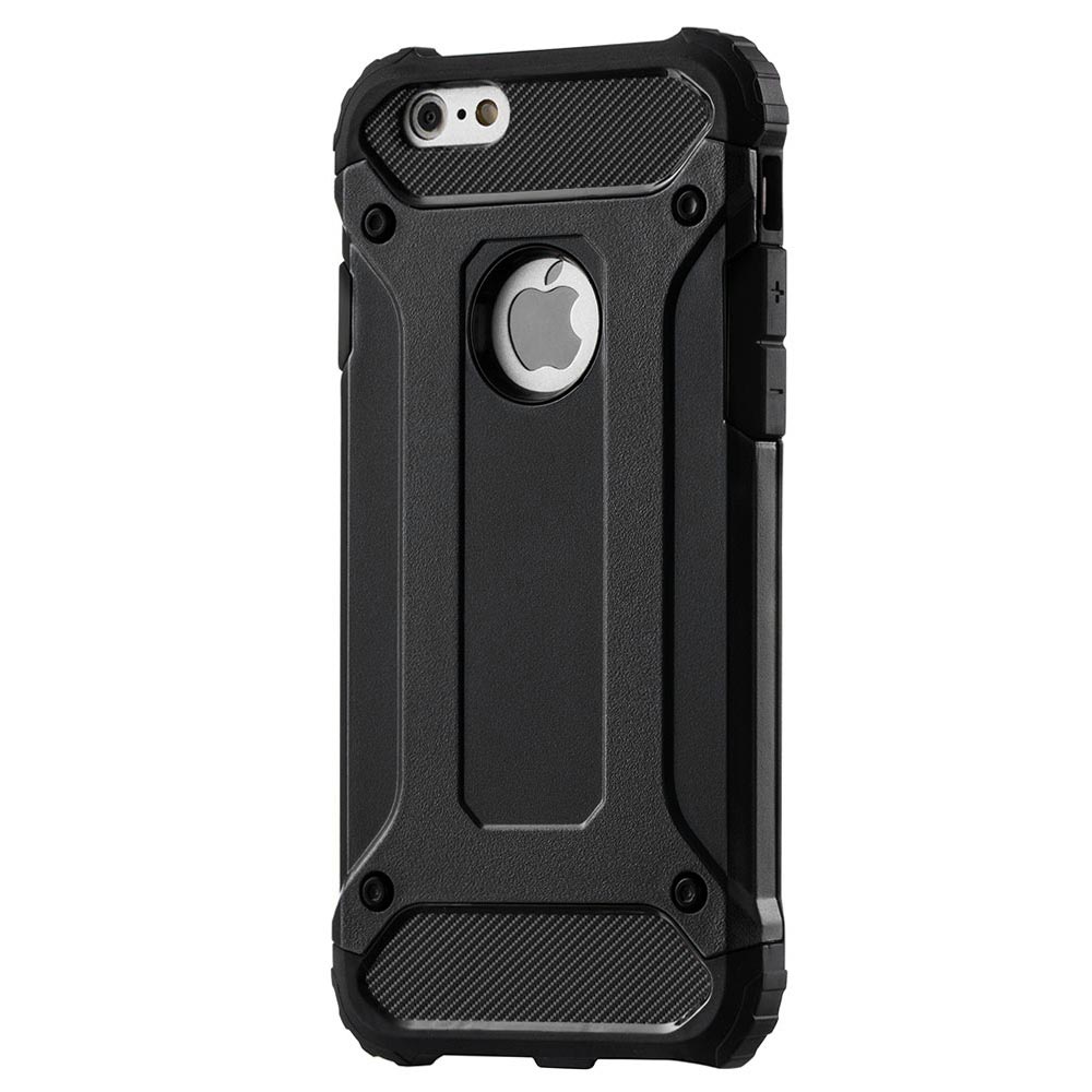 Capa Hybrid Armor Capa resistente e resistente para iPhone 6S 6 preta