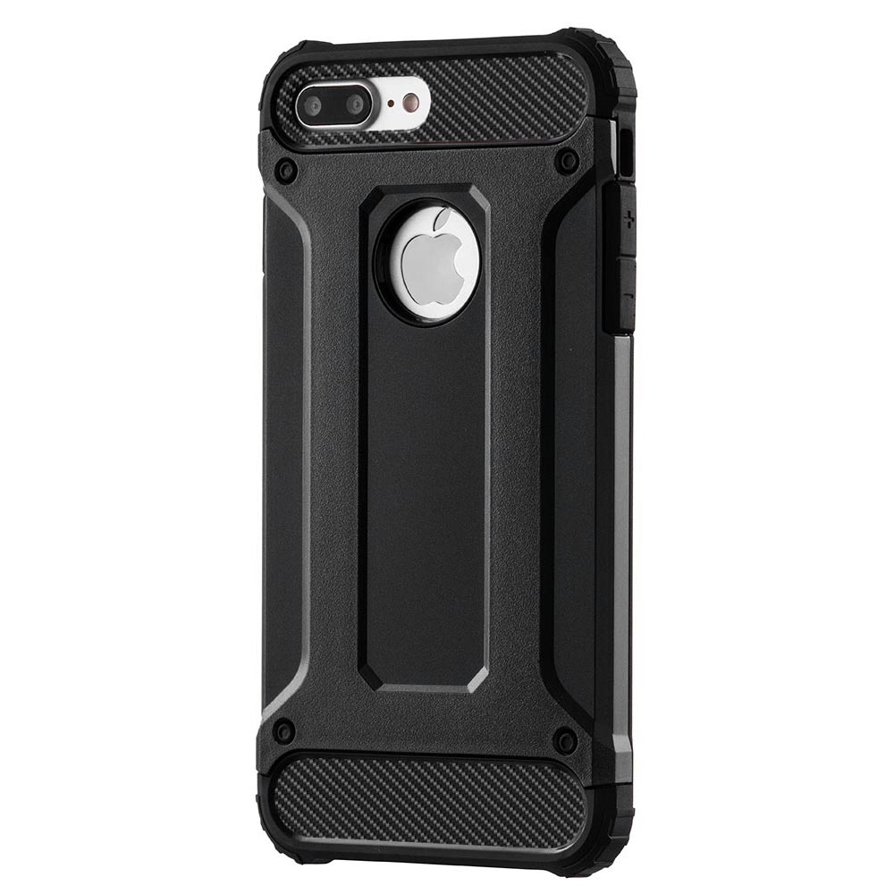 Capa Hybrid Armor Capa resistente e resistente para iPhone 7 Plus preta