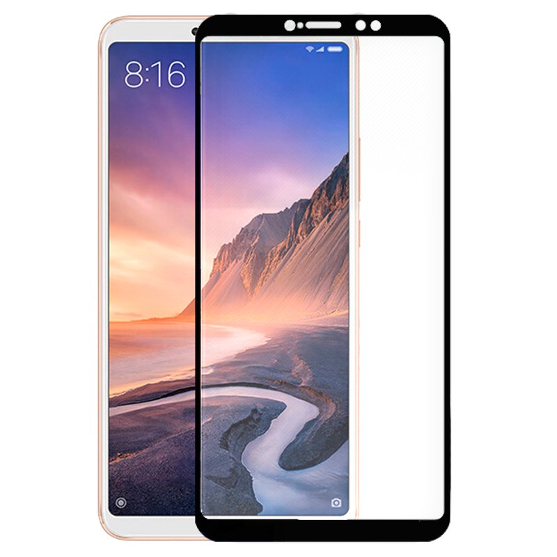 Película Vidro Temperado Xiaomi Mi Max 3 (FULL 3D Black)