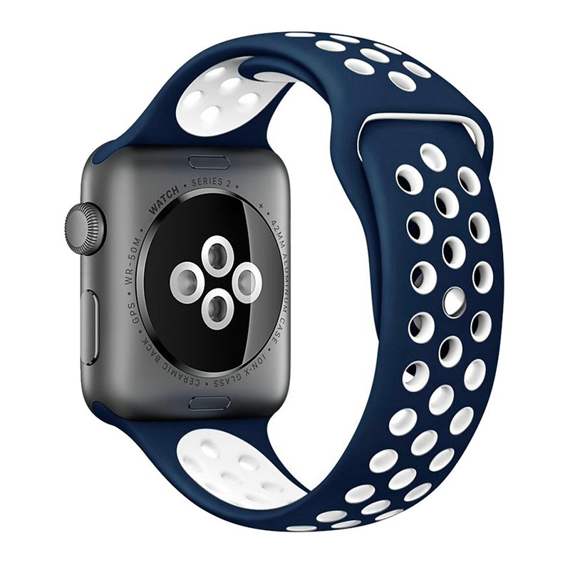 Bracelete Silicone para Apple Watch Series 38/40 Mm - Azul