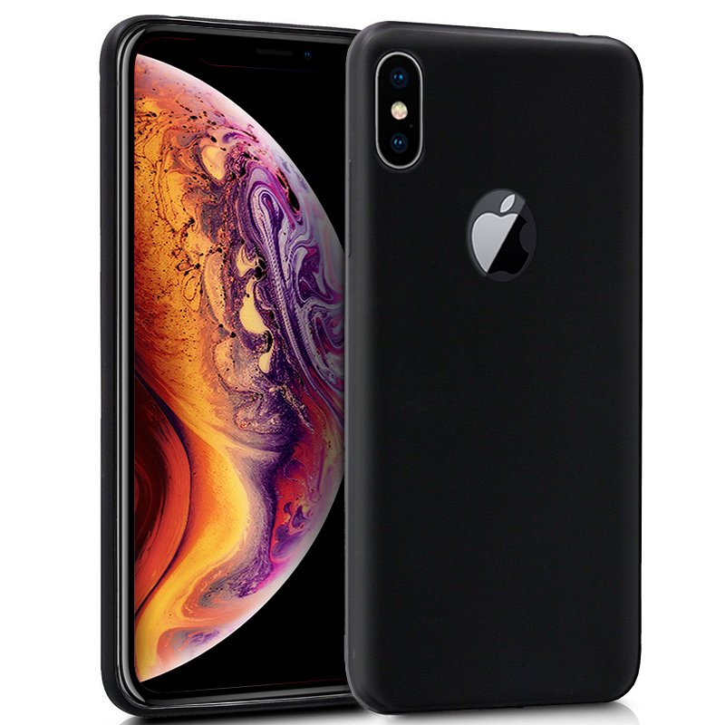 Capa silicone para iPhone XS Max (preto)