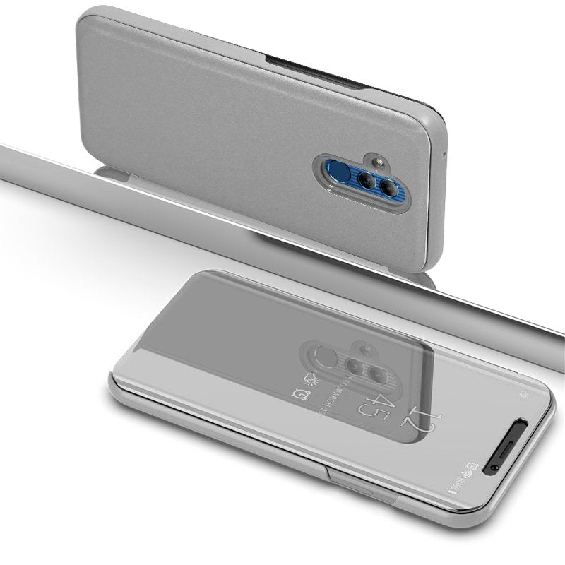 Capa Flip Huawei Mate 20 Lite Clear View Silver