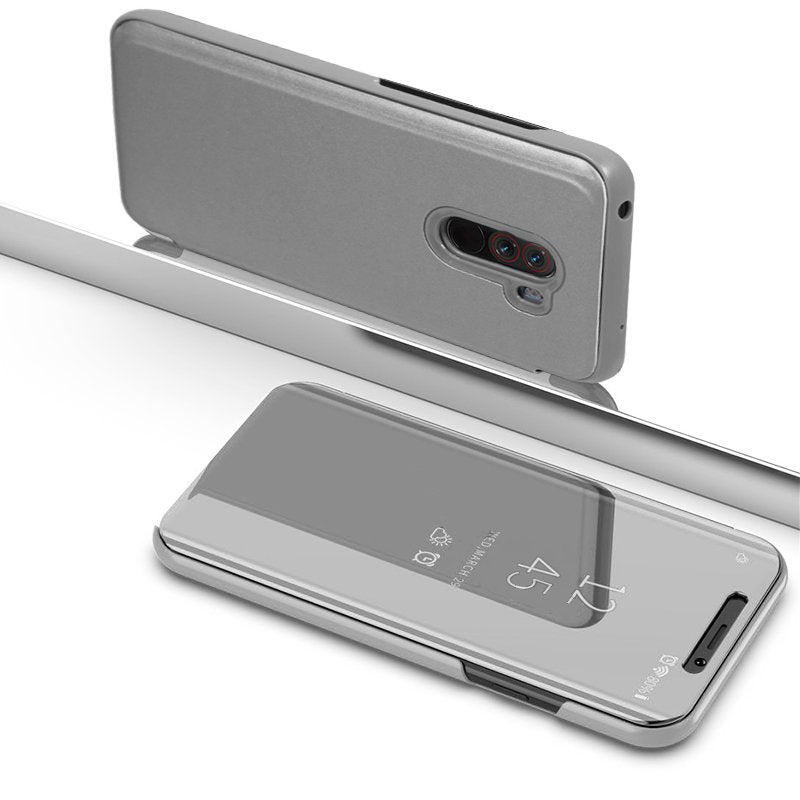 Capa Flip Xiaomi Pocophone F1 Clear View Silver