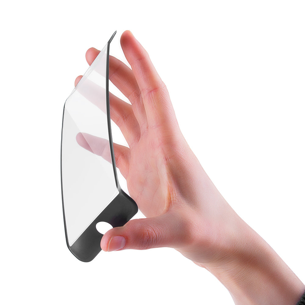 Protetor de tela de vidro temperado Wozinsky totalmente coberto com moldura macia para Samsung Galaxy J7 2017 J730 preto