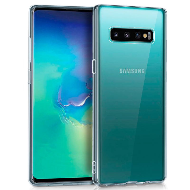 Capa silicone para Samsung G975 Galaxy S10 Plus (transparente)