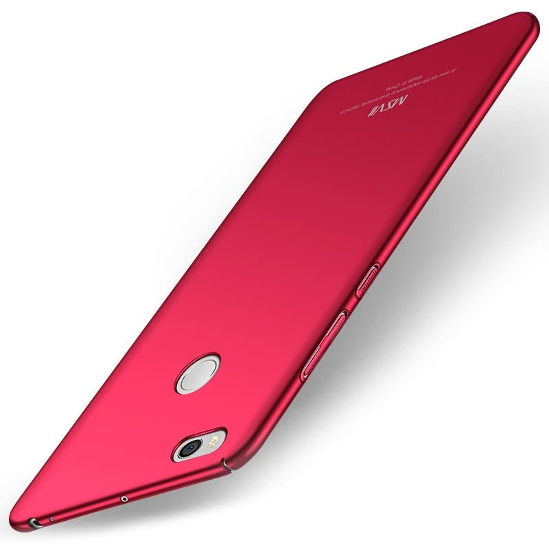 MSVII Simple Ultra-Thin Cover PC Case para Xiaomi Mi Max 2 vermelho
