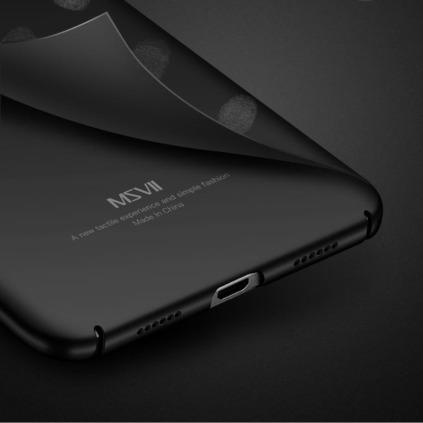 MSVII Simple Ultra-Thin Cover PC Case para Xiaomi Mi Max 2 vermelho
