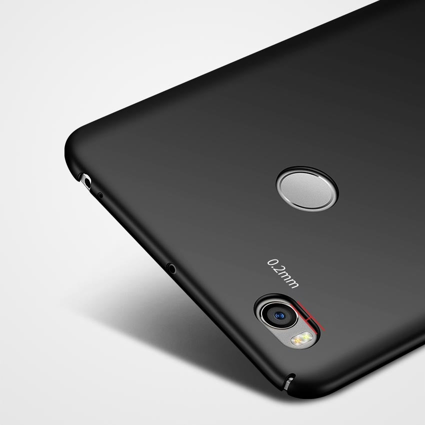 MSVII Simple Ultra-Thin Cover PC Case para Xiaomi Mi Max 2 vermelho