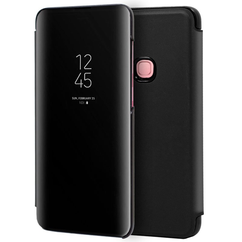 Capa Flip Samsung A920 Galaxy A9 (2018) Clear View Preto