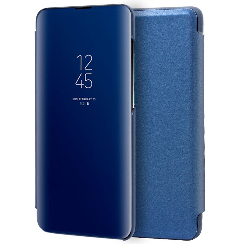 Capa Flip Xiaomi Mi 9 Clear View Blue