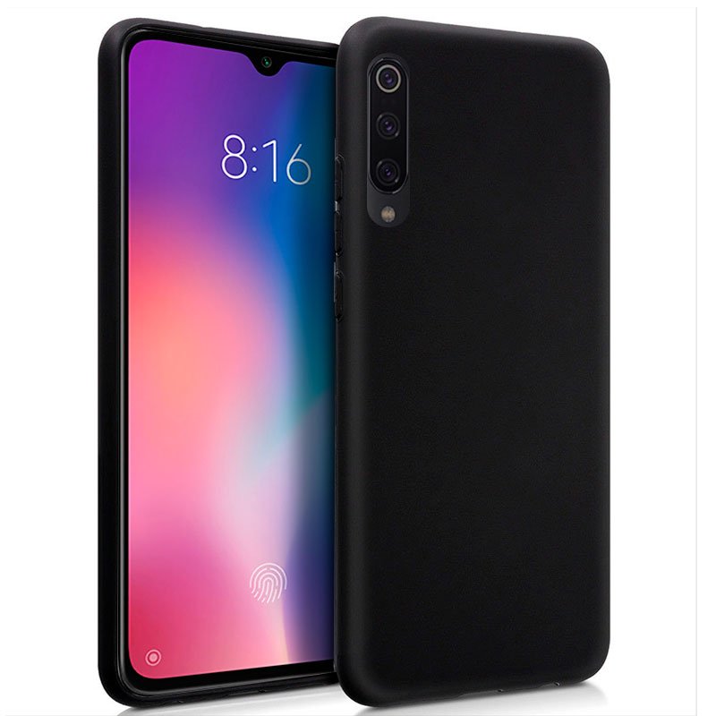Capa Xiaomi Mi 9 Silicone Preto