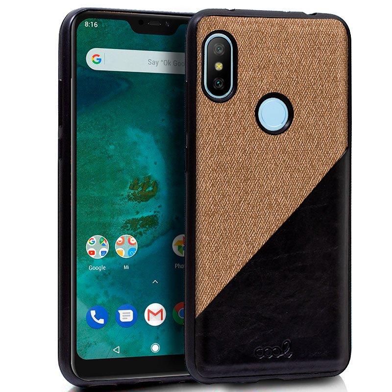 Capa Xiaomi Mi A2 Lite / 6 Pro Bicolor Bege