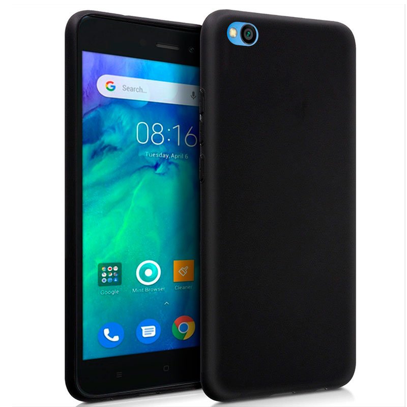 Capa Silicone para Xiaomi Redmi Go (Preto)