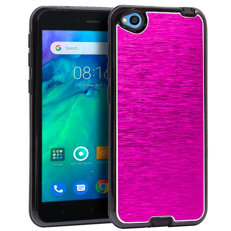 Capa Alumínio Xiaomi Redmi Go (Rosa)