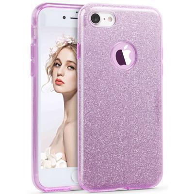 Capa Silicone Gel iPhone SE (2020) / iPhone 8 Brilho Roxo