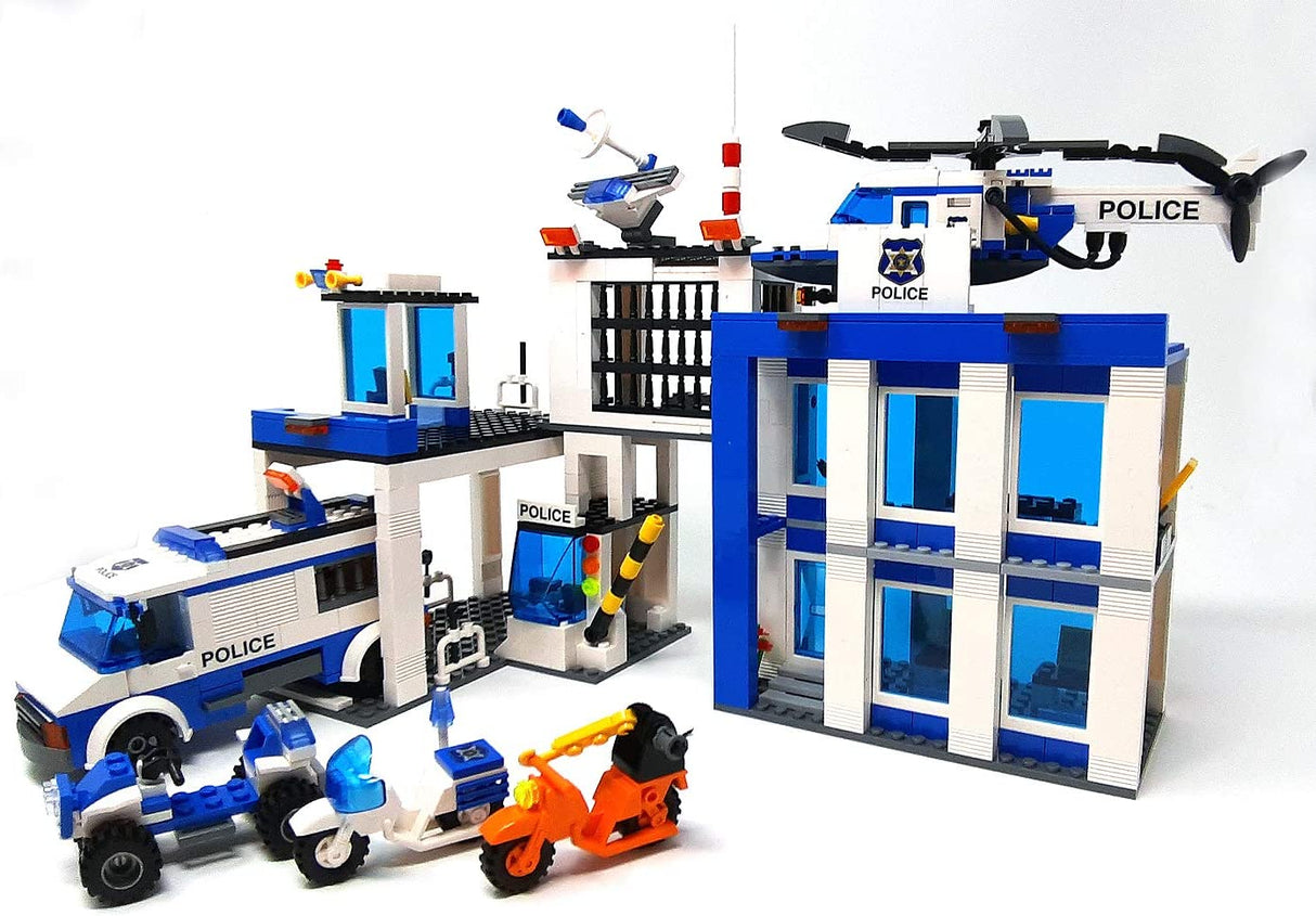 COGO POLICE 4156 CITY Blocos de construção Esquadra de Polícia / Police Station 857pcs