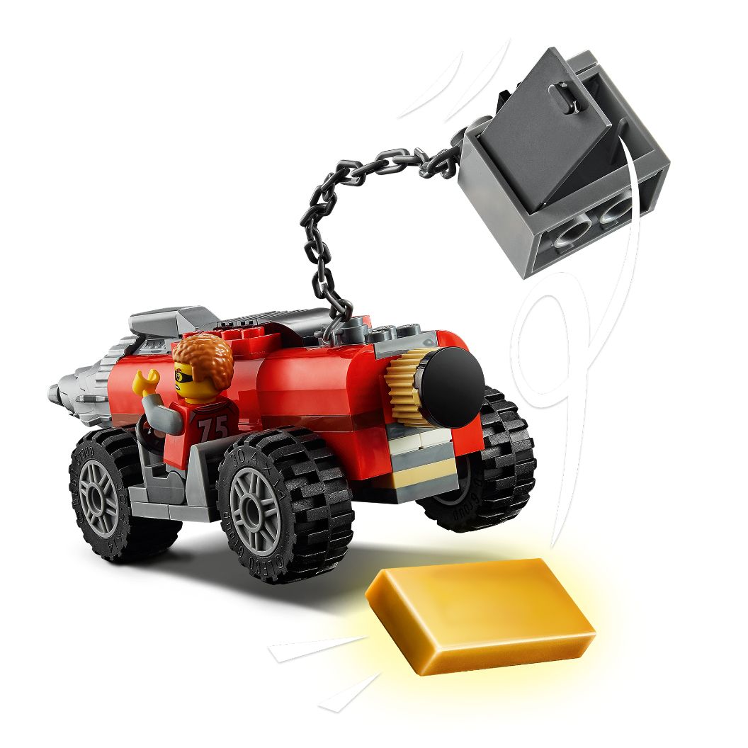 Lego City 60273- Perseguição de Carro Perfurador (Idade Mínima: ?5 - 179 Peças)