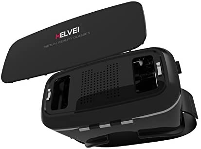 Helvei Óculos de Realidade Virtual VR 3D + Comando iOS/Android