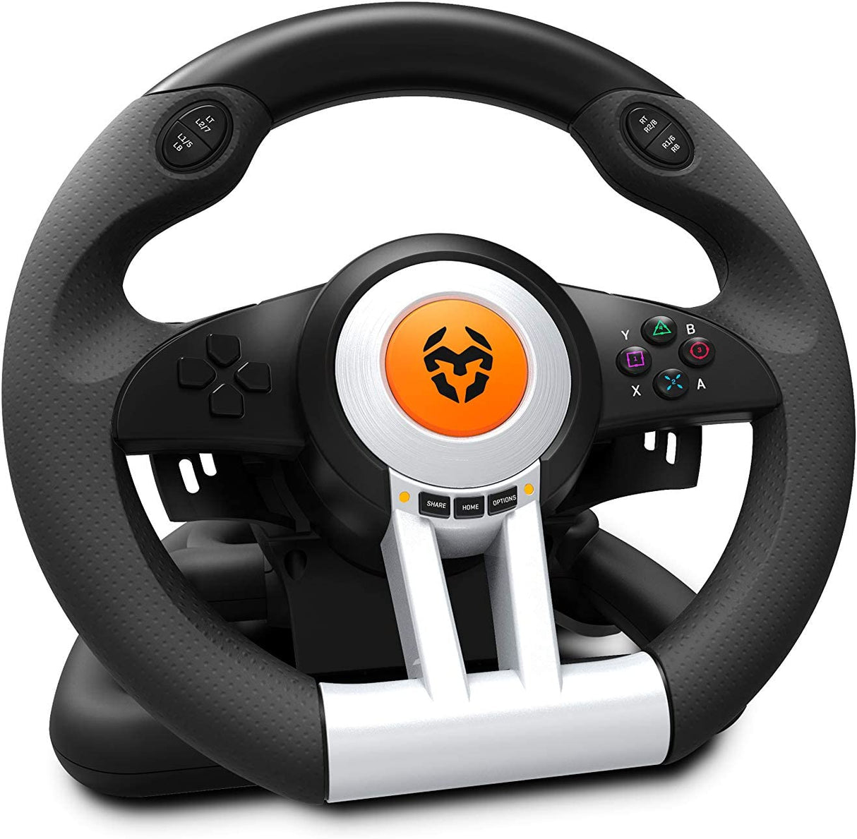 Nox Krom K-Wheel Volante + Pedais PS4/PS3/Xbox One