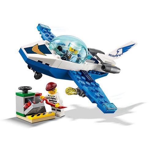 LEGO City Police 60206 Polícia Aérea - Jato-Patrulha