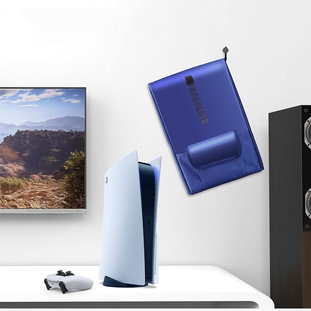 Case de Proteção Para Consola Sony PS5 com Suporte para Comando e Headset