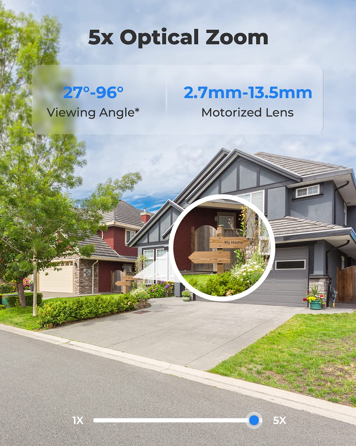 Reolink 4K Câmara IP PoE Exterior IK10 Zoom Ótico 5X