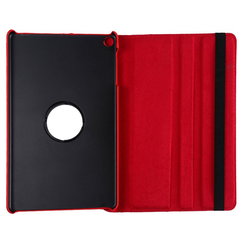 Capa Samsung Galaxy Tab A (2019) T510 / T515 Couro Vermelho Vermelho 10,1 "