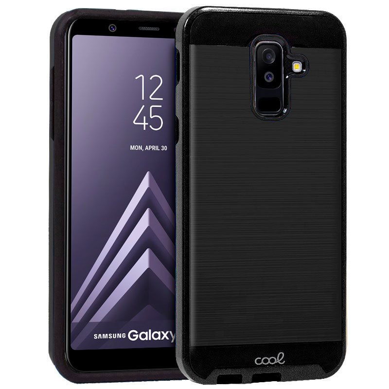 Capa Alumínio para Samsung A605 Galaxy A6 Plus (Preto)