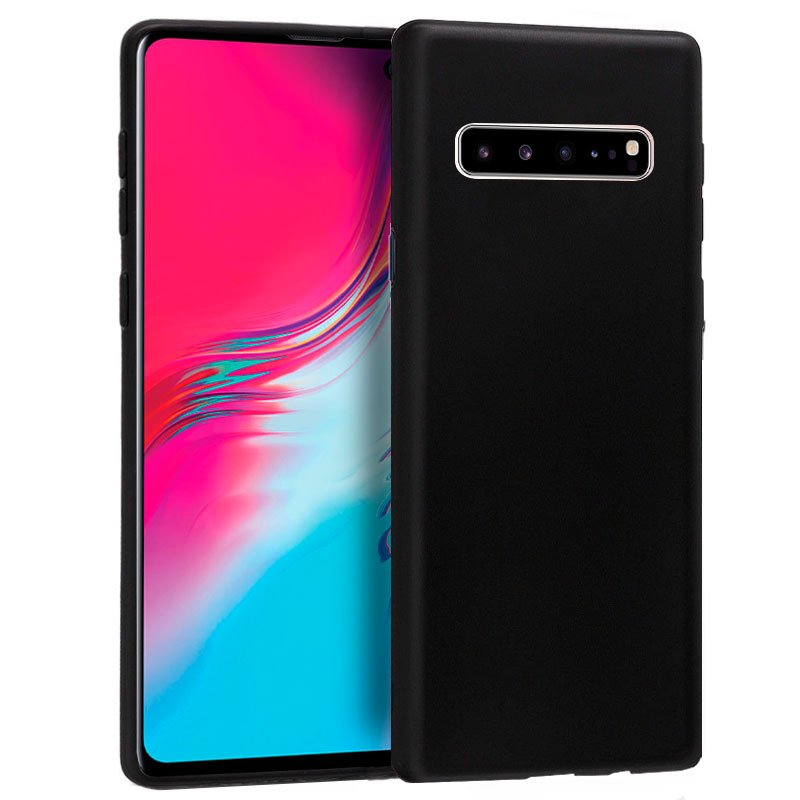 Capa Silicone para Samsung G977 Galaxy S10 5G (Preto)