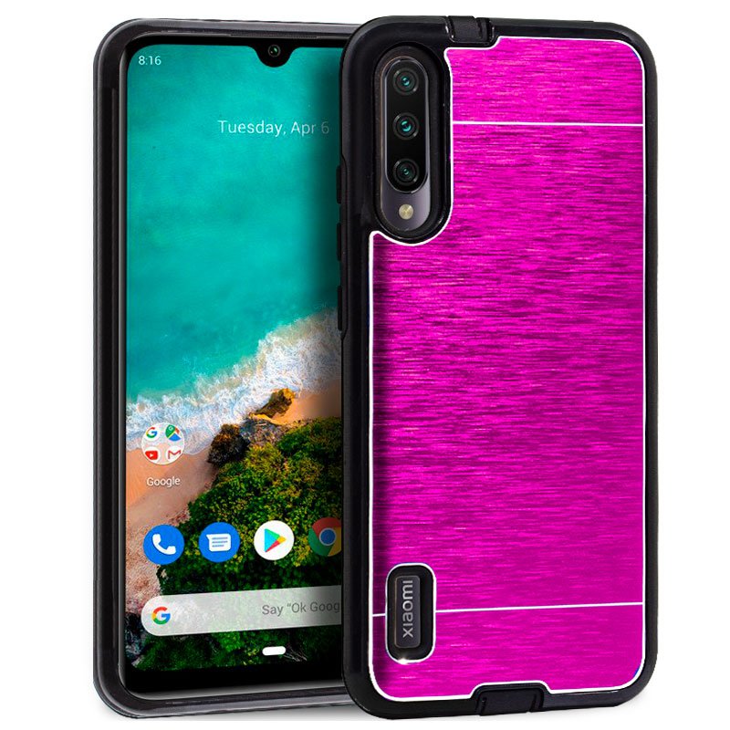 Capa alumínio para Xiaomi Mi A3 (rosa)