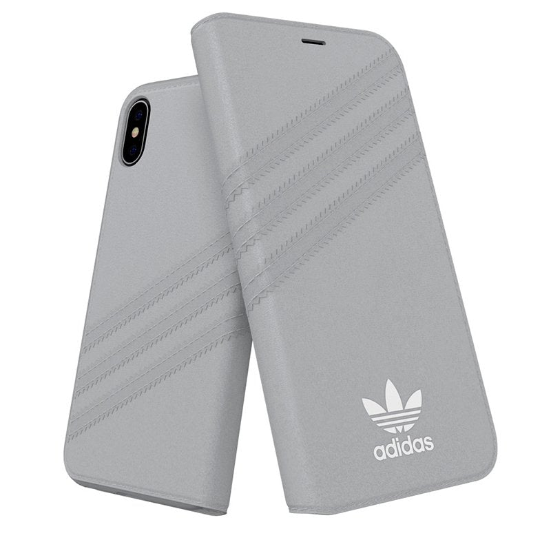 Capa com Capa Flip iPhone X / iPhone XS Adidas Cinza