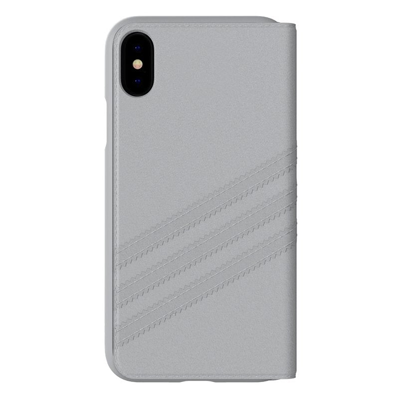Capa com Capa Flip iPhone X / iPhone XS Adidas Cinza