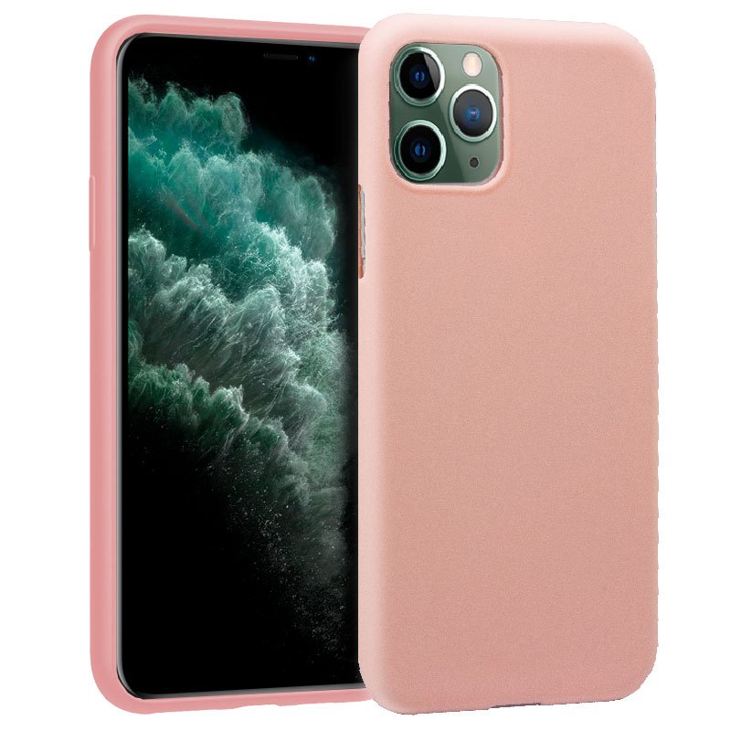 Capa silicone para iPhone 11 Pro Max (rosa)