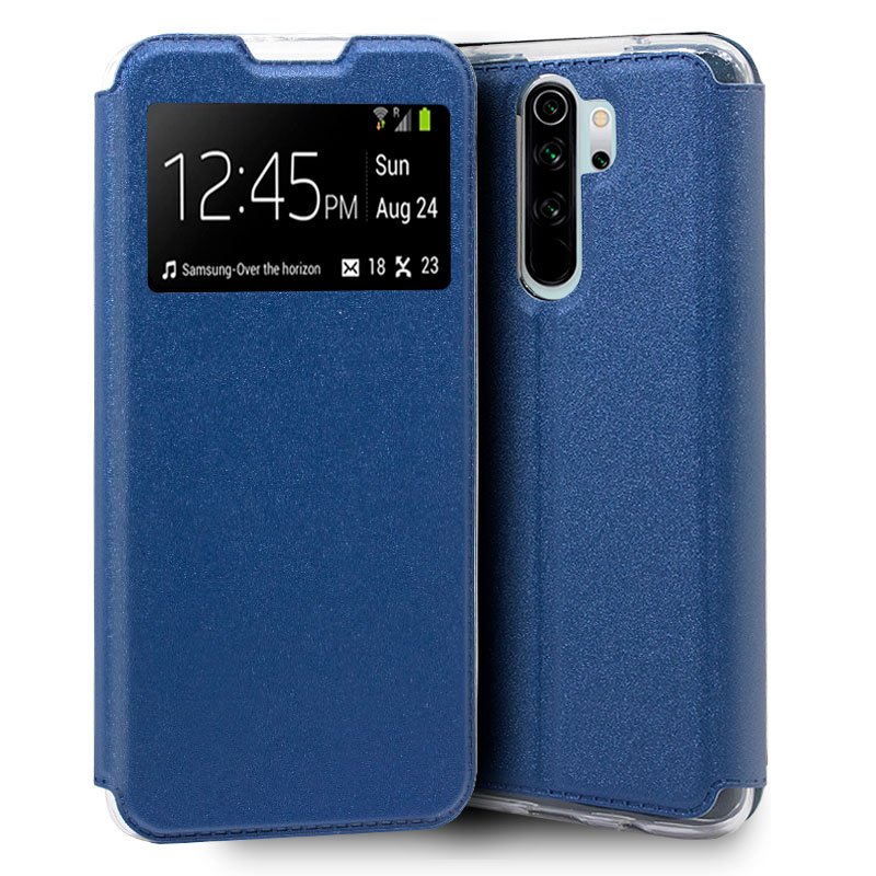 Capa Flip Xiaomi Redmi Note 8 Pro Azul Claro