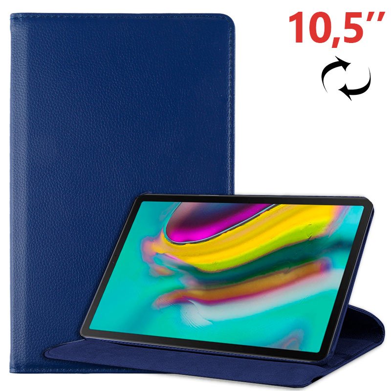 Capa Samsung Galaxy Tab S5e T720 / T725 Azul Couro 10,5 "