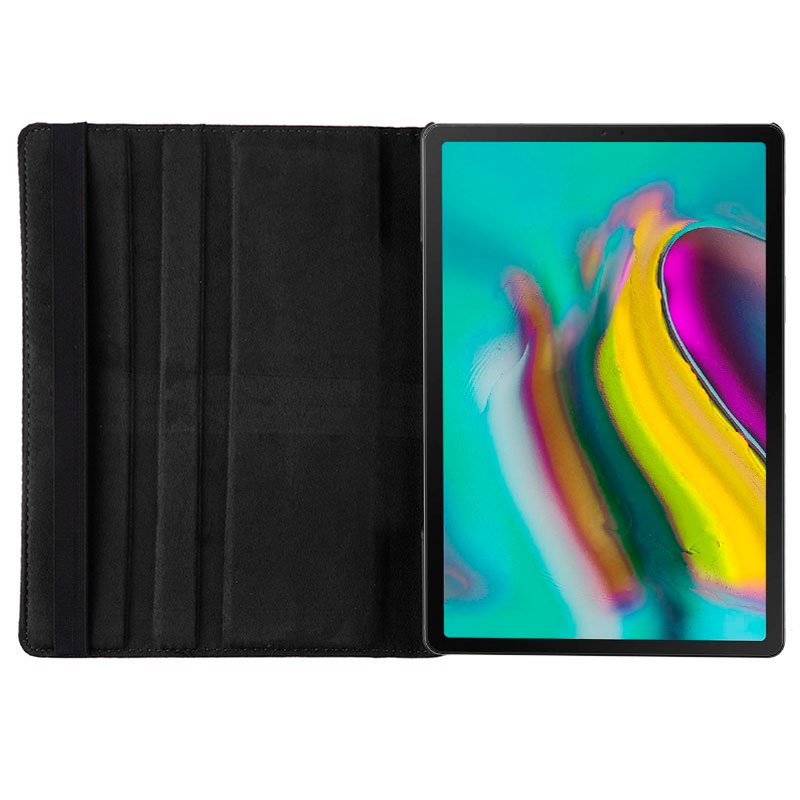 Capa Pele para Samsung Galaxy Tab S5e T720 / T725 Preta 10,5 "