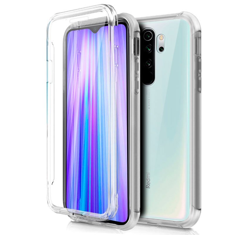 Capa silicone Xiaomi Redmi Note 8 Pro 3D (frente e verso transparentes)