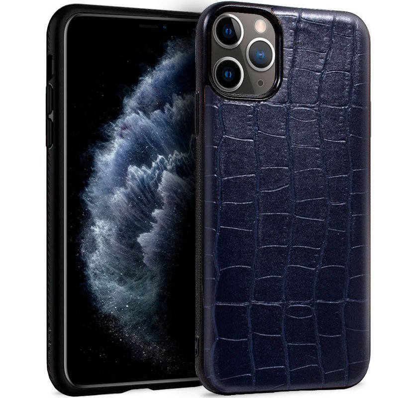 Capa Couro marinho para iPhone 11 Pro Crocodile