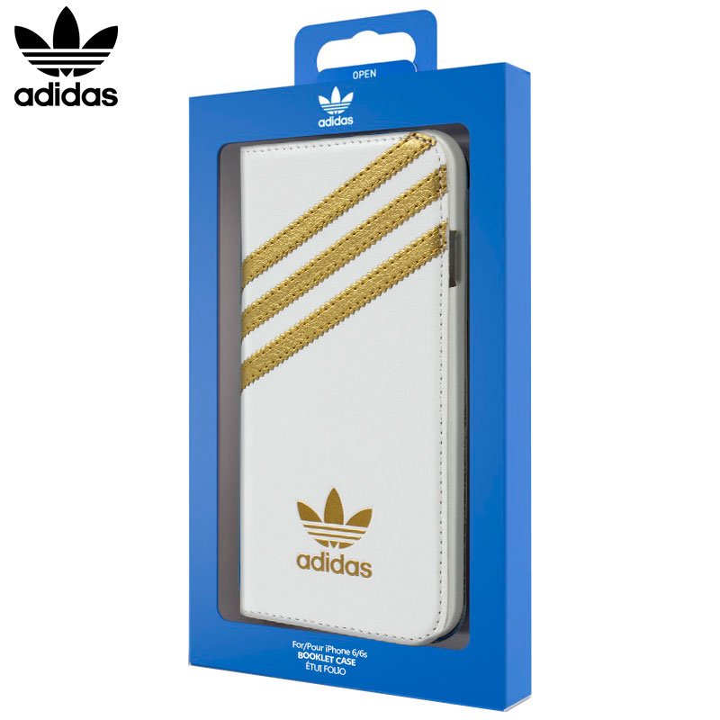 Capa Flip Cover iPhone 6 / 6s Adidas White
