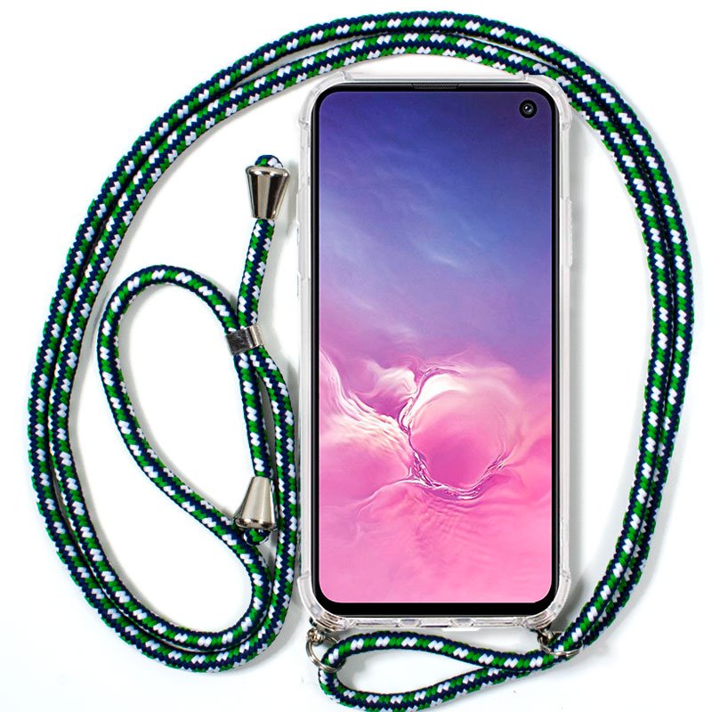 Capa Samsung Galaxy S10e COOL Anti Choque Verde com Cordão
