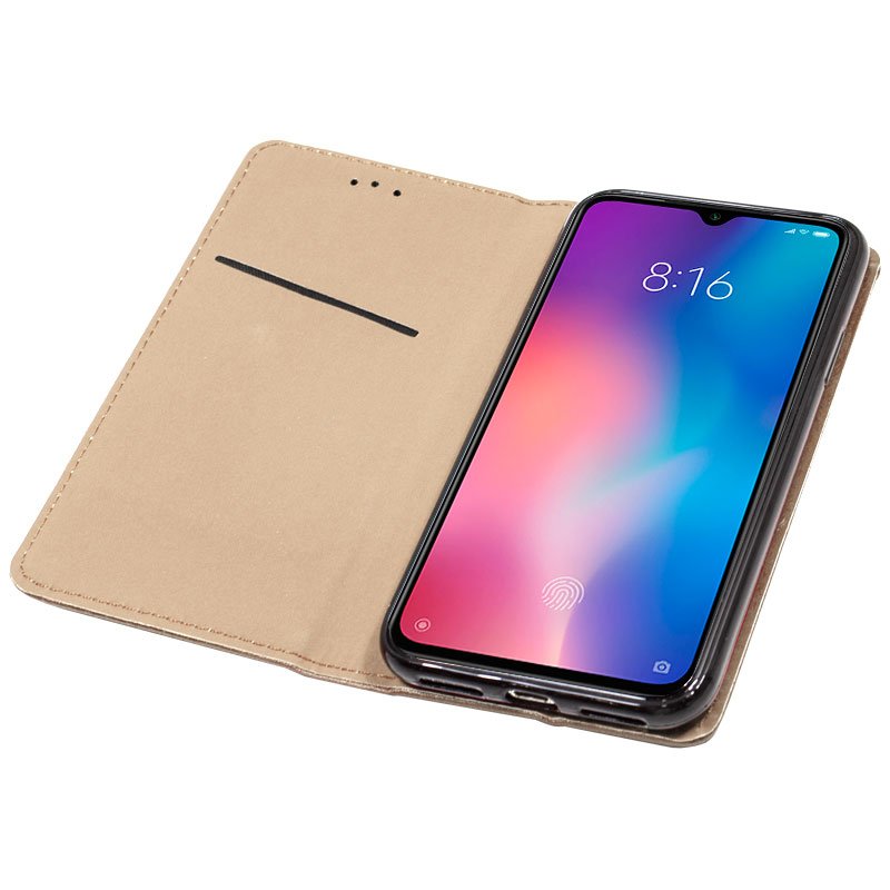 Capa Flip Xiaomi Mi 9 Plain Bege