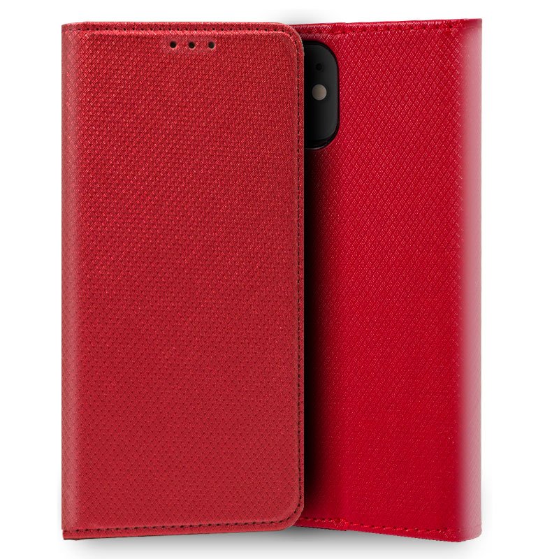 Capa Flip para iPhone 11 Vermelho Claro