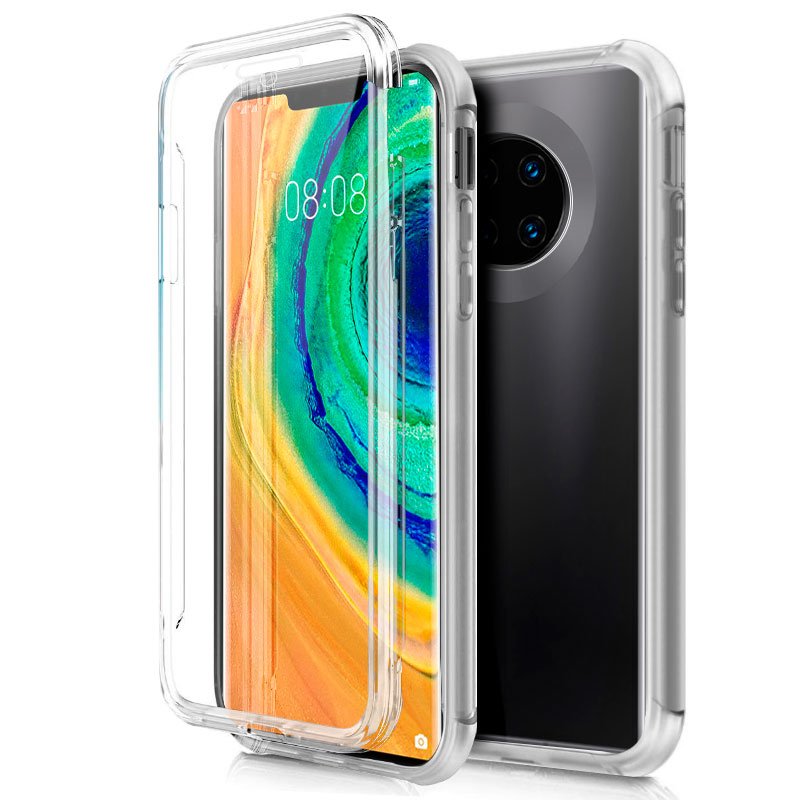 Capa silicone 360 para Huawei Mate 30 Pro (frente e verso transparentes)