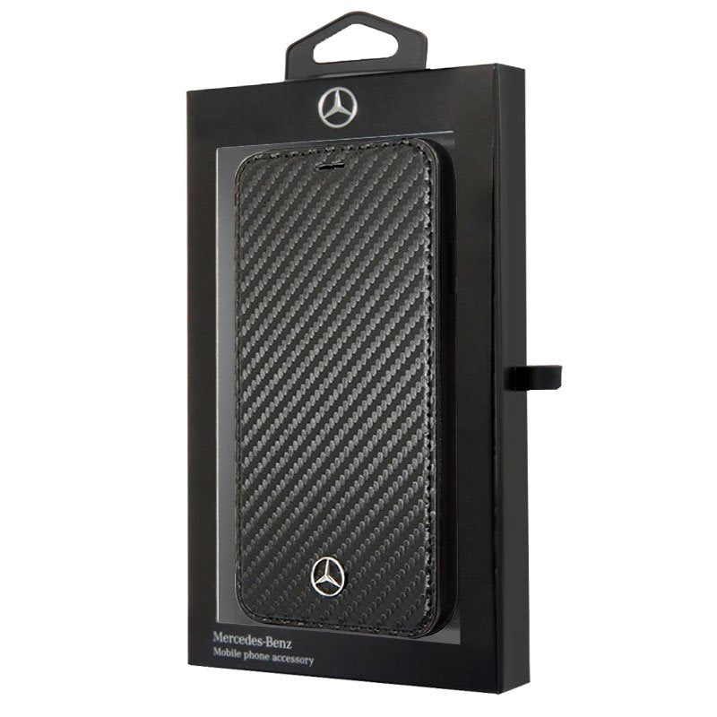 Capa com Capa Flip iPhone X / iPhone XS Preto Mercedes-Benz