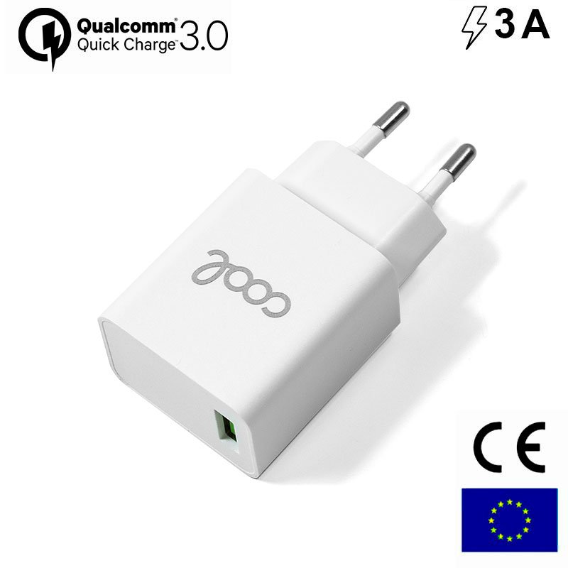 Carregador 1 X USB COOL 3A Branco