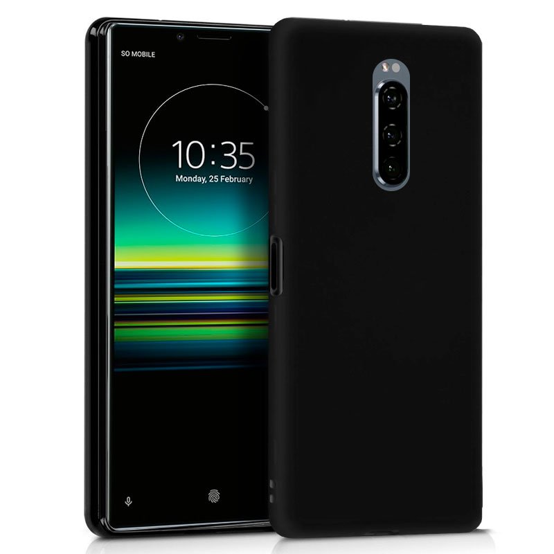 Capa Silicone Sony Xperia 1 (Preto)
